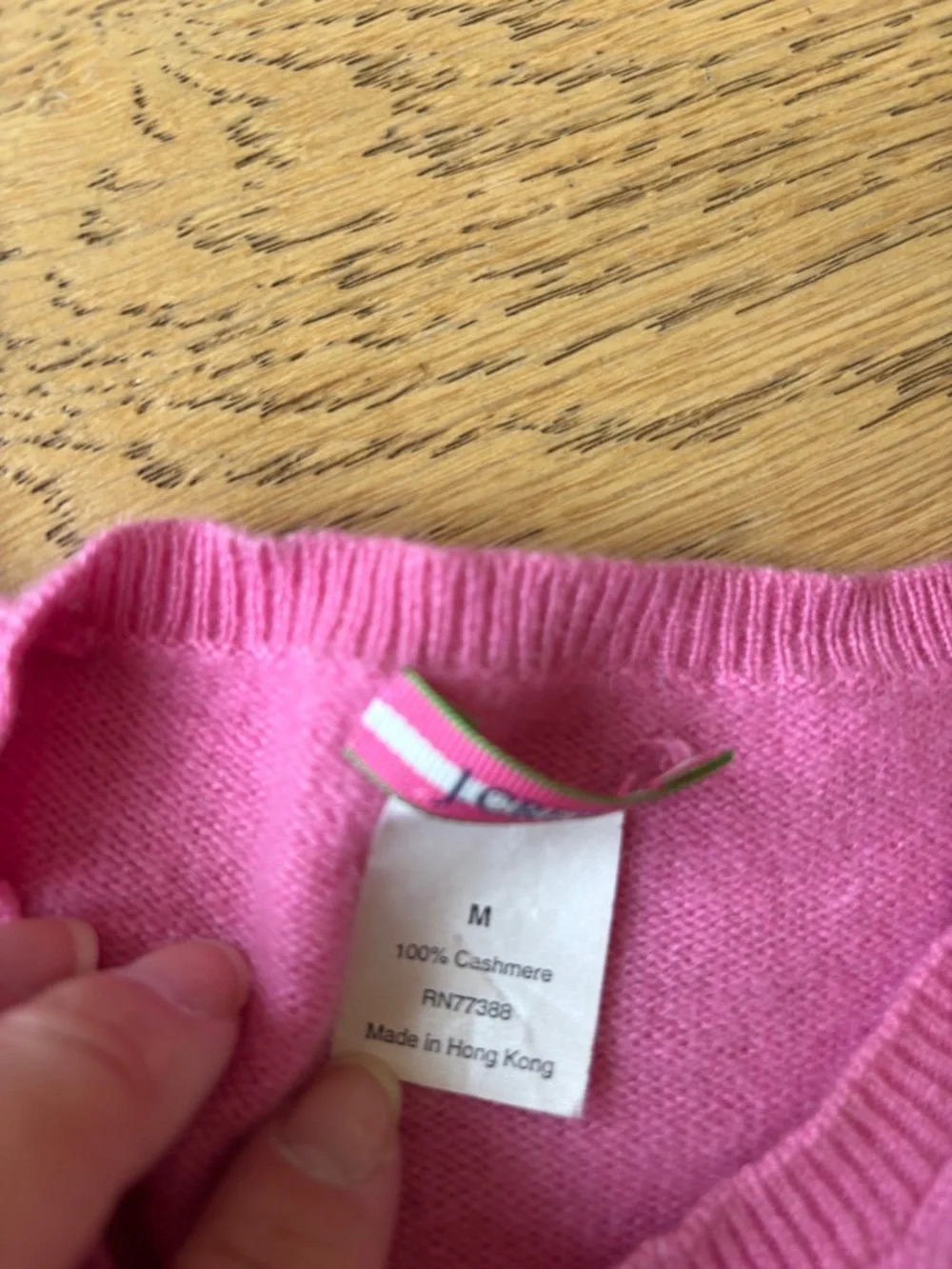 Vintage j.crew 100% cashmere goldfish crewneck sweater
